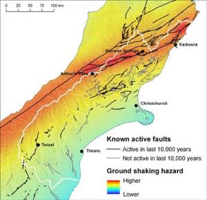 Canterbury earthquake hazard map - ECan CDEM
